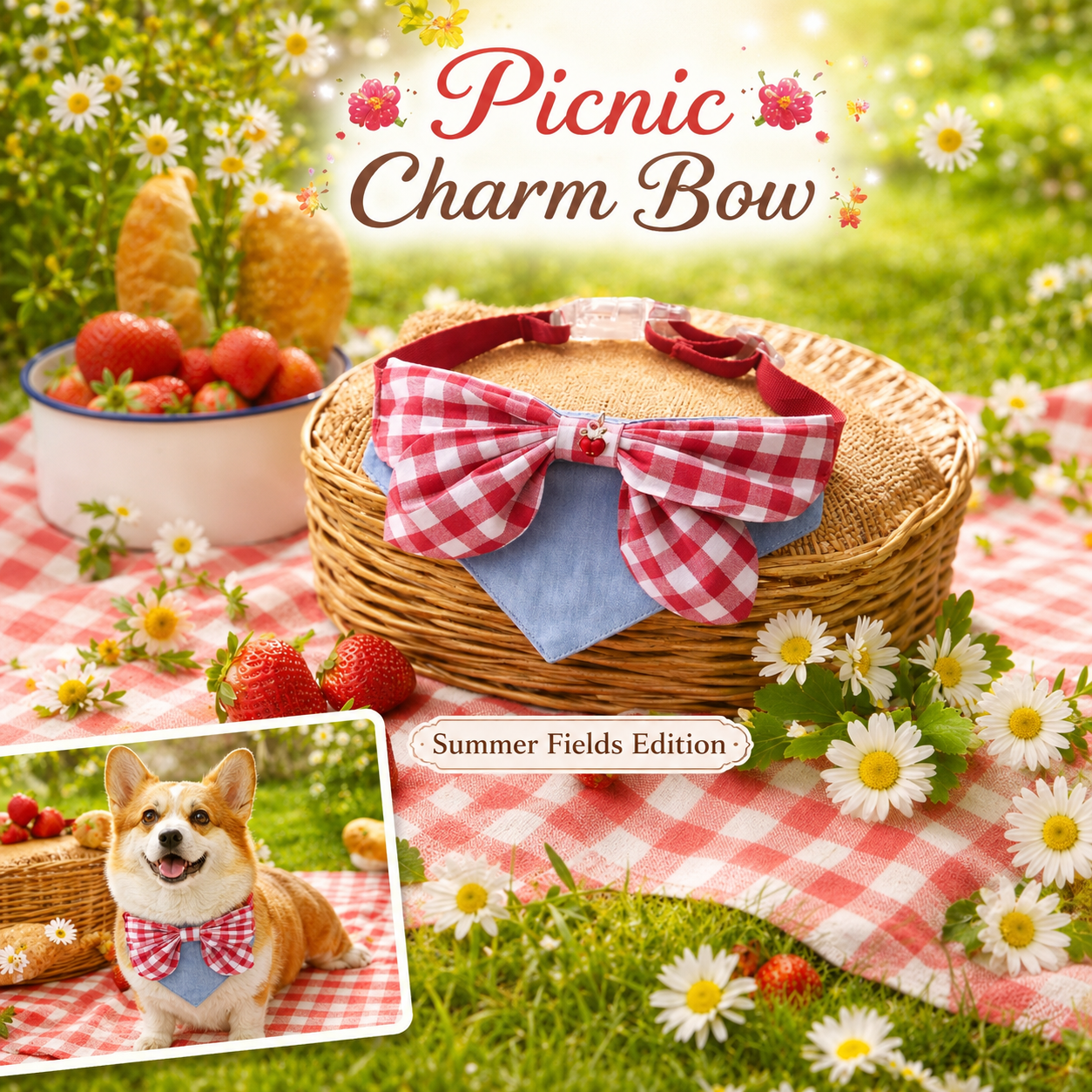 Picnic Charm Bow